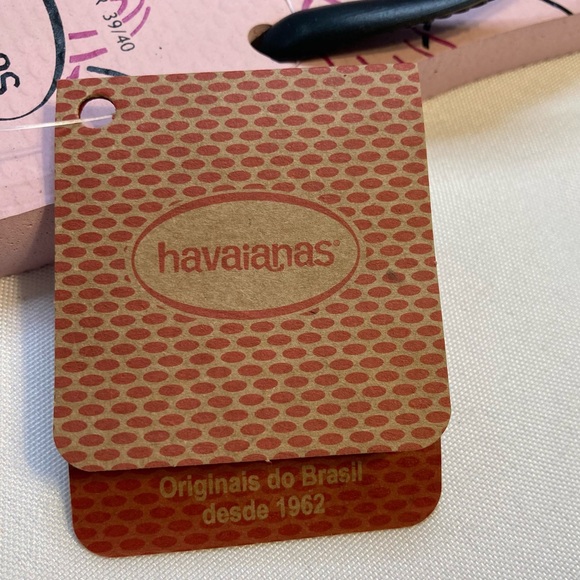 Havaianas Disney Slim Flip Flops Peony Rose Minnie Mouse USA Women’s Size 7/8 - Picture 6 of 8